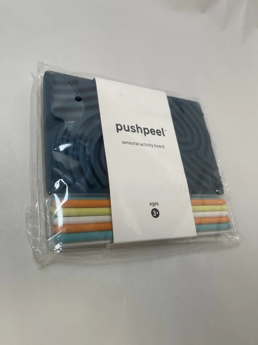Pushpeel Sensory Activity Board: Silicone Fidget Toy for Calming, Stress, Anxiet